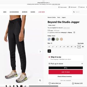 Beyond the studio joggers - Lululemon